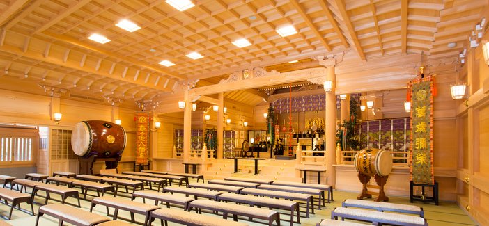 祈りを届ける御社殿